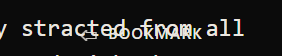 Visually Confused Bookmark Over Text